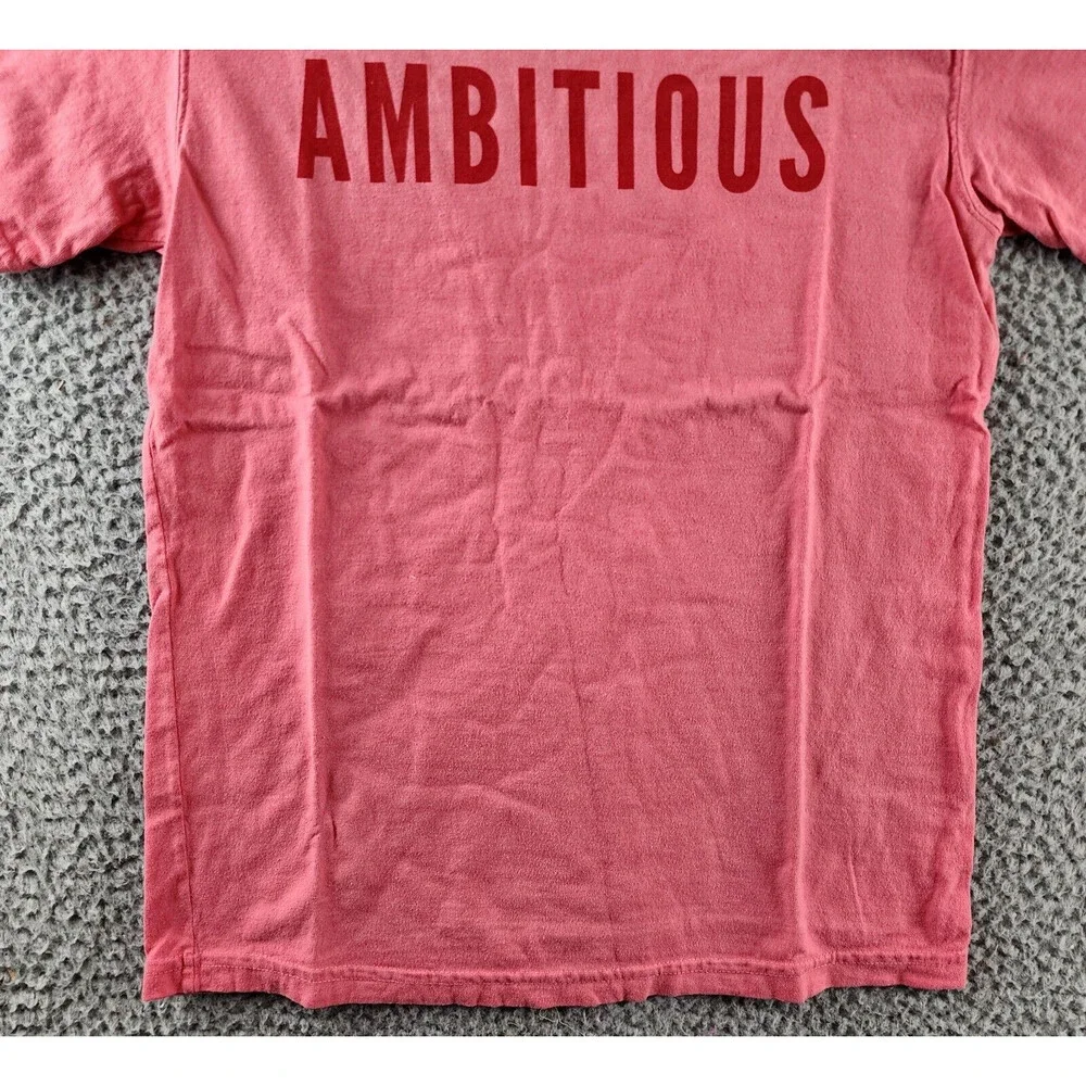 Phenomenal Ambitious Printed T-Shirt Kids M (8-10) Pink Short Sleeve Pullover~ - Picture 3 of 14